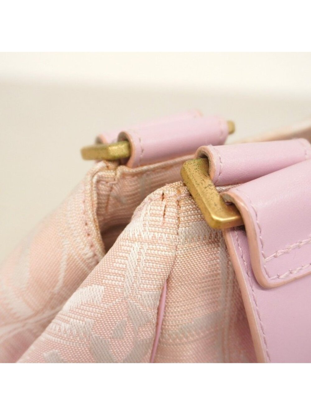 Chanel Handbag New Travel Nylon Pink Gold - Picture 7 of 10